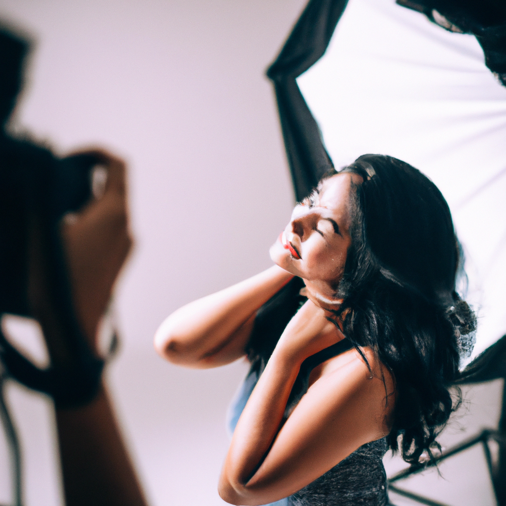 やわらかな窓光でのエディトリアル・ポートレート撮影シーン