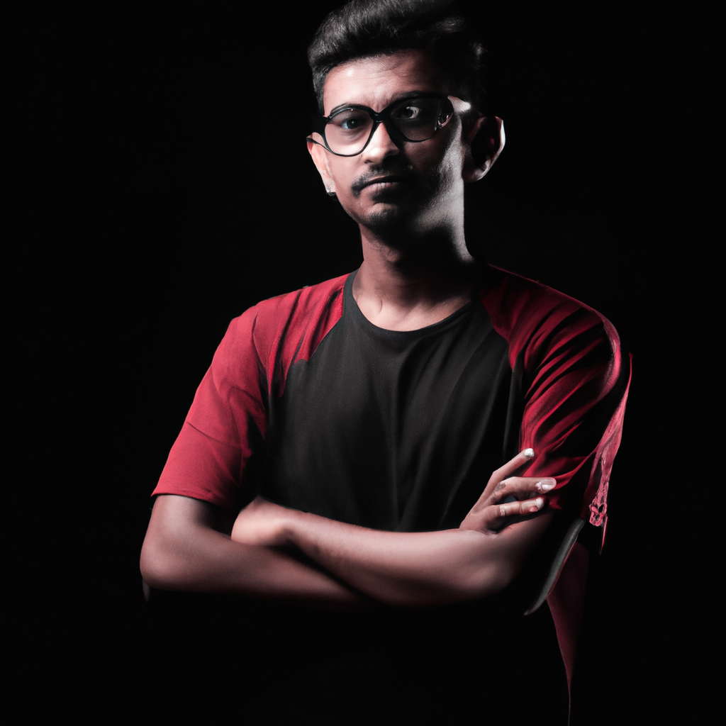 チームリードのポートレート。ミニマルな光とニュートラル背景